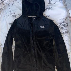 North Face zip-up || size L (girl’s)